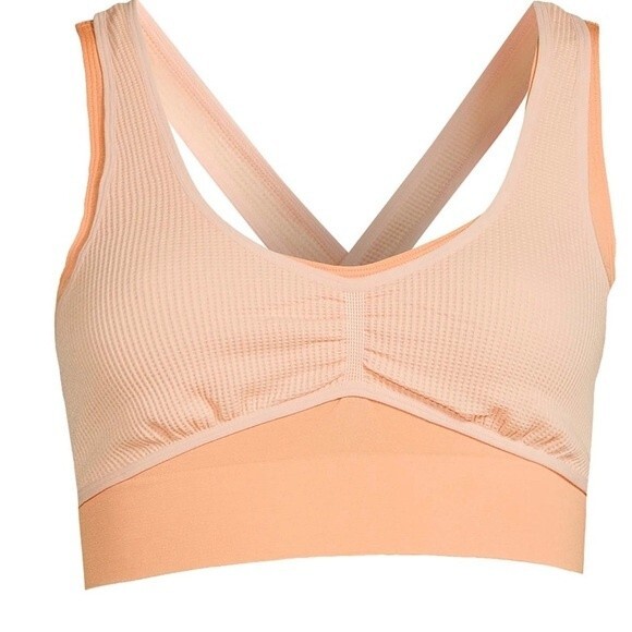 No Boundaries Juniors' Seamless Double Layered Bralette Size Medium - Picture 1 of 6